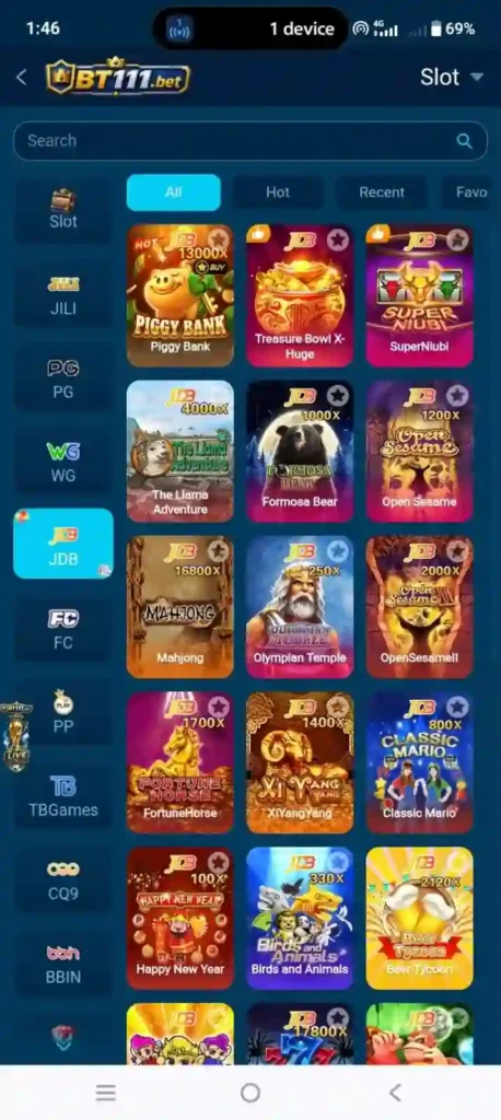 BT111 Game